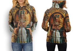 Cleopatra Egyptian Queen Design  Womens Graphic Zipper Hooded Hoodie - £27.87 GBP+