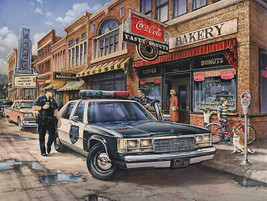 Madison Police by Dan Hatala, Metal Sign, Retro Automotive Decor - $34.95