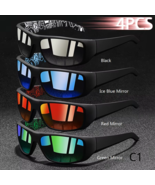 4 Pairs Fashion Vintage Fishing Cycling Sport Sunglasses Men Women Free ... - $19.00