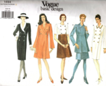 Vogue 1494 Misses 6 to10 Dress, Tunic, and Skirt Vintage Uncut Sewing Pa... - £9.70 GBP