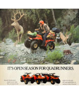 1985 Suzuki Quadrunners ATV All Terrain Advertisement Vintage Outdoor DW... - $458.41 MXN