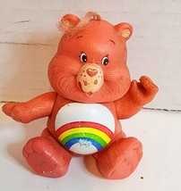   vintage 80&#39;s  care bears CHEER BEAR posable figure rainbow  - £6.91 GBP