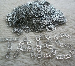 1000 Aluminum Pop Tops Pull Tabs Soda Beer Jewelry Upcycle Projects Arts Crafts - £10.19 GBP