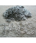 1000 Aluminum Pop Tops Pull Tabs Soda Beer Jewelry Upcycle Projects Arts... - £10.08 GBP