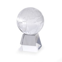 Bey Berk  3&quot; Acetate Etched Glass Globe with Base - £46.95 GBP