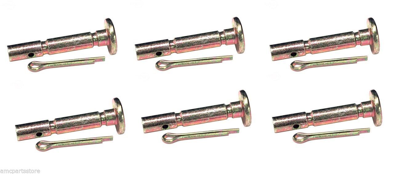 6 Pack, Shear Pins & Cotter Pins Compatible With MTD 738-04124, 738-04124A - $5.40