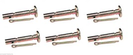 6 Pack, Shear Pins &amp; Cotter Pins Compatible With MTD 738-04124, 738-04124A - £4.32 GBP