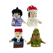 Ikea Jatteliten Finger Puppet Royal Court Fairytale Set of 4 Toy - $222.89 MXN