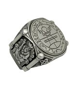Secret Seal of King Solomon Silver 925 Men’s Ring Demon Protection Exorcism - $148.80