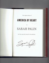 America by Heart : Reflections on Family, Faith, and Flag by Sarah Palin Signed - £195.00 GBP