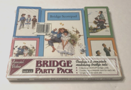 $10 Hoyle Playing Cards Bridge Party Pack 4502 Norman Rockwell Vintage 9... - $11.15