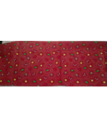 Fabric Red Rooster &quot;Icons of Christmas&quot; Candy Cane Yellow Star Tree 8&quot; x... - $2.78 CAD