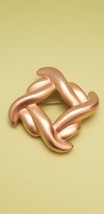 Gold Tone Square Brooch - $182.44 MXN
