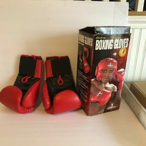 Century Boxing Gloves in Original Box Red 3.5&quot; Wide Hook Moisture Absorbent - £22.73 GBP