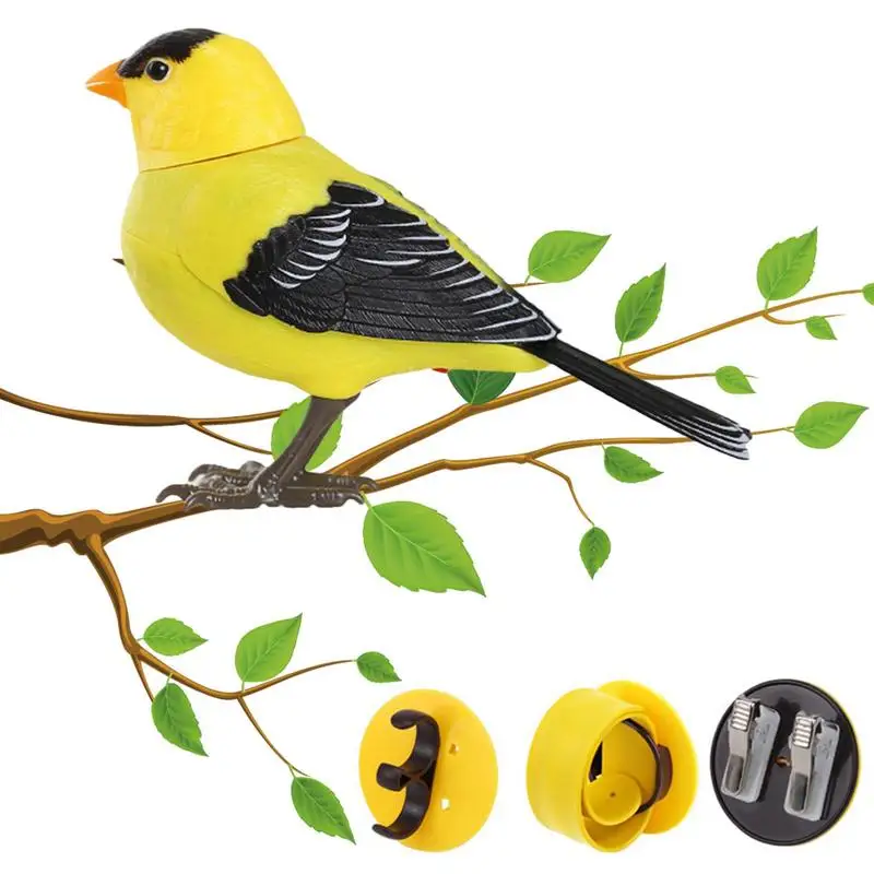 Decorative Fake Birds Electric Interactive Toy with Sound Realistic Simulation - £15.68 GBP+