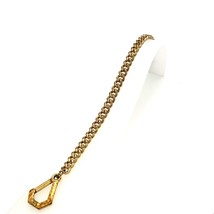 Vtg Gold Filled Hallmarked Victorian Cuban Link Chain Rare Clasp Pocket Watch - £67.25 GBP