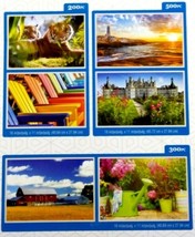 6 Photo Gallery Jigsaw Puzzles - TIGERS, LIGHTHOUSE, FARM, AND MORE - TC... - £12.46 GBP