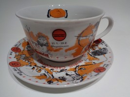Seltmann Weiden adult comic horoscope soup coffee cup  mug saucer German - £18.57 GBP