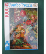 Jumbo 00023 Still-life Flowers 1000 Piece Jigsaw Puzzle New Sealed Amste... - £15.00 GBP
