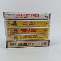 Charley Pride Music Cassettes Gretest Hits After All Lot of 5 - £10.85 GBP