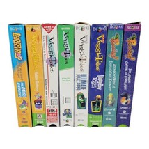 Veggie Tales VHS Tapes Lot of 8 Christian Animated Tales VG 321 Penguins - £30.96 GBP