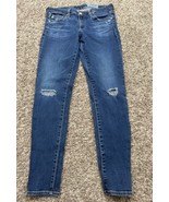 AG Adriano Goldschmied Legging Ankle Distressed Jeans Womens 29 (Measure... - $16.70