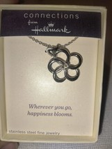 HALLMARK CONNECTION, Flower, Fine Jewelry New Necklace 18&quot; - £9.69 GBP