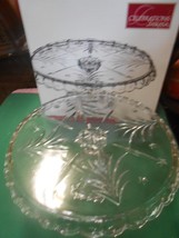 NIB- Beautiful MIKASA Celebrations Crystal CAKE STAND - £19.17 GBP