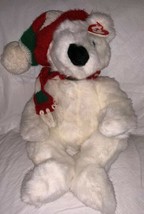 Vintage Ty Classic Beanie Holiday Bear Christmas 1997 Plush Stuffed w/Tags 16” - $9.99