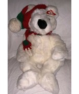 Vintage Ty Classic Beanie Holiday Bear Christmas 1997 Plush Stuffed w/Ta... - £7.98 GBP