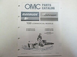 1987 Omc Johnson Evinrude 100 Gewerblicher Modelle Teile Katalog Manuell 398630 - £11.22 GBP