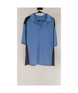 Grand Slam Performance Polo Golf Mens Size XL Blue short Sleeve - $15.45 CAD