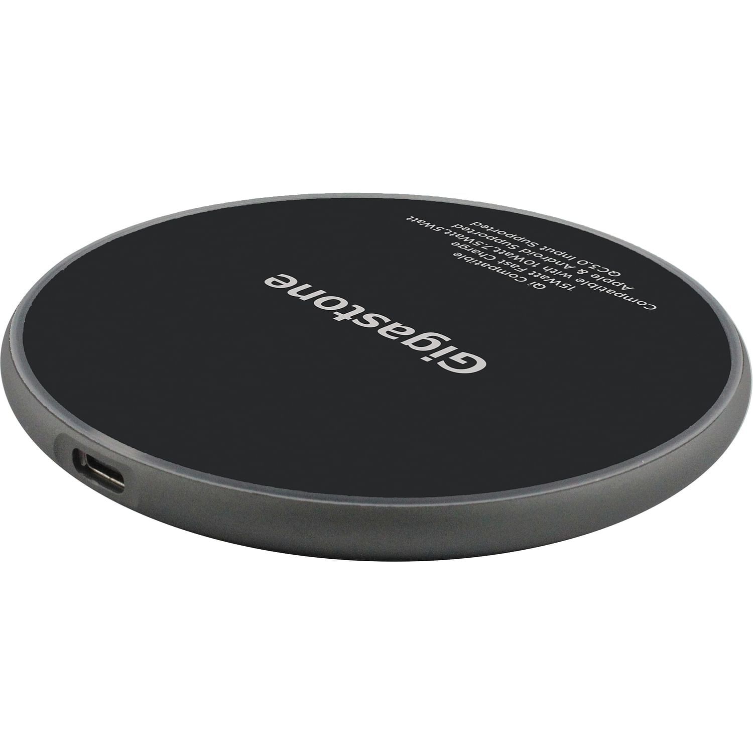 Gigastone GS-GA-9700B-R GA-9700 Qi Certified Fast Wireless Charging Pad Item image 3