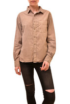 One Teaspoon Womens Shirt Long Sleeve Ochre S - £43.90 GBP
