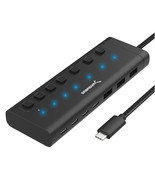 Sabrent HB-3A4C SABRENT USB-C HUB 7-PORT 20W POWERED HUB - $119.17