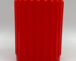 Yahtzee Game Replacement Part Shaker Cup Dice Cup Red Milton Bradley Mad... - £7.02 GBP