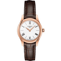 Tissot Women&#39;s Tradition White Dial Watch - T0630093601800 - £200.28 GBP