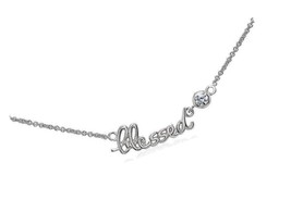 Sterling Silver Inspirational Polished and CZ 5 - $91.68