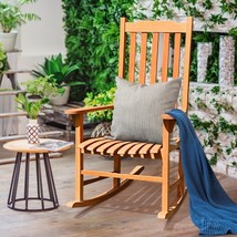 Outdoor Rocking Chair Single Rocker for Patio Deck - £124.30 GBP