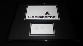 Liz Claiborne Signed Framed 11x14 Photo Display - £69.89 GBP