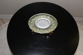 J. G. Meakin England Green and  White Sterling Renaissance China Saucer 6&quot; - $17.00