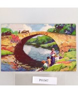 Morgan&#39;s Bridge at Old Panama Painting Dollar Steamship Lines 1930s Post... - $12.91