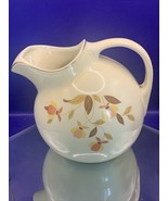 Hall China Autumn Leaf Jewel Tea Pitcher with ice lip - $20.57