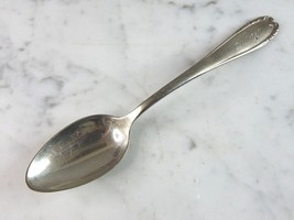 Vintage Engraved Silver Silver Spoon By Reed &amp; Barton E110 - £77.84 GBP