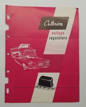 Vintage Criterion Automobile Voltage Regulator Sales Dealer Advertising ... - £11.12 GBP
