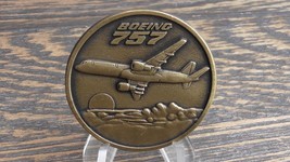 Boeing Commemorating The First 757 Rollout January 13th  1982 Challenge Coin #9W - £19.75 GBP