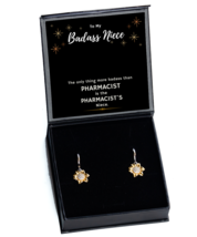 Ear Rings For Niece, Pharmacist Niece Earring Gifts, Aunt To Niece Gifts,  - £40.02 GBP