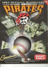 ORIGINAL Vintage 1997 Pirates vs Marlins Official Scorecard (Scored) - £14.86 GBP