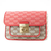 Women&#39;s Handbag Michael Kors 35T2GS9M2J-GRAPFRUT-MLT Pink (22 x 18 x 6 cm) - £238.98 GBP