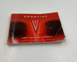 1999 Pontiac Grand Prix Owners Manual Handbook OEM K01B29023 - £21.32 GBP